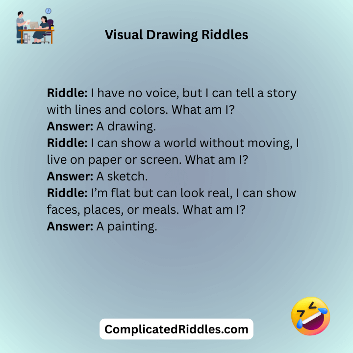 Visual Drawing Riddles