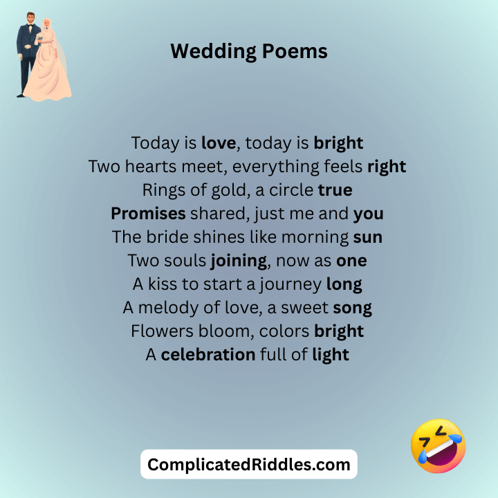 Wedding Poems