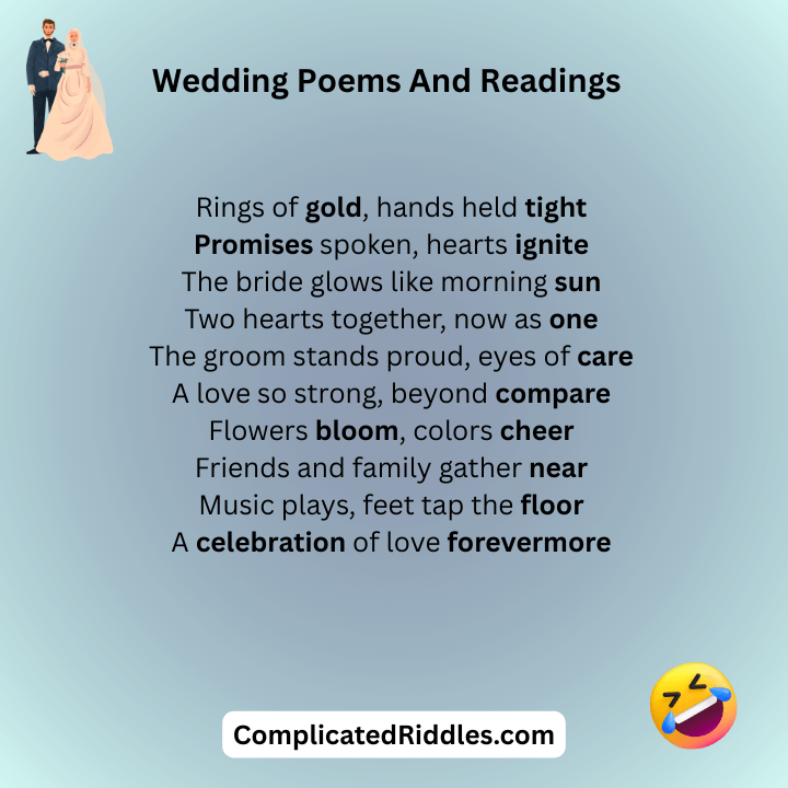 Wedding Poems And Readings