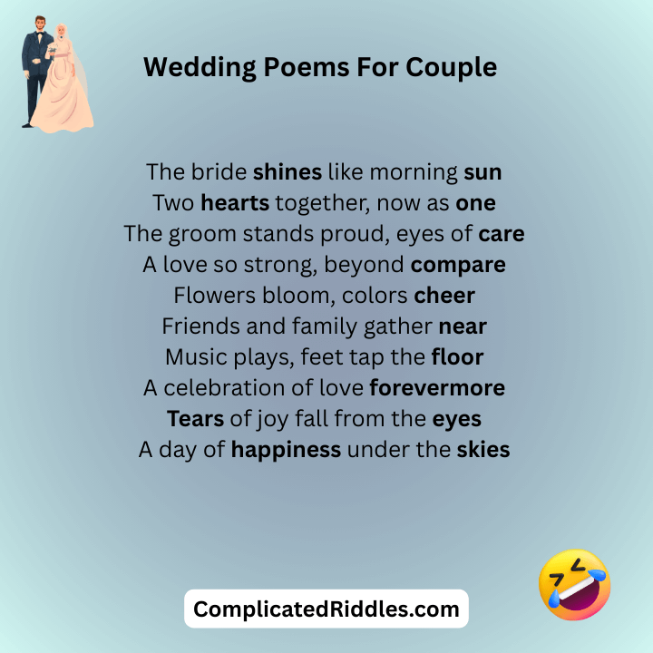 Wedding Poems For Couple