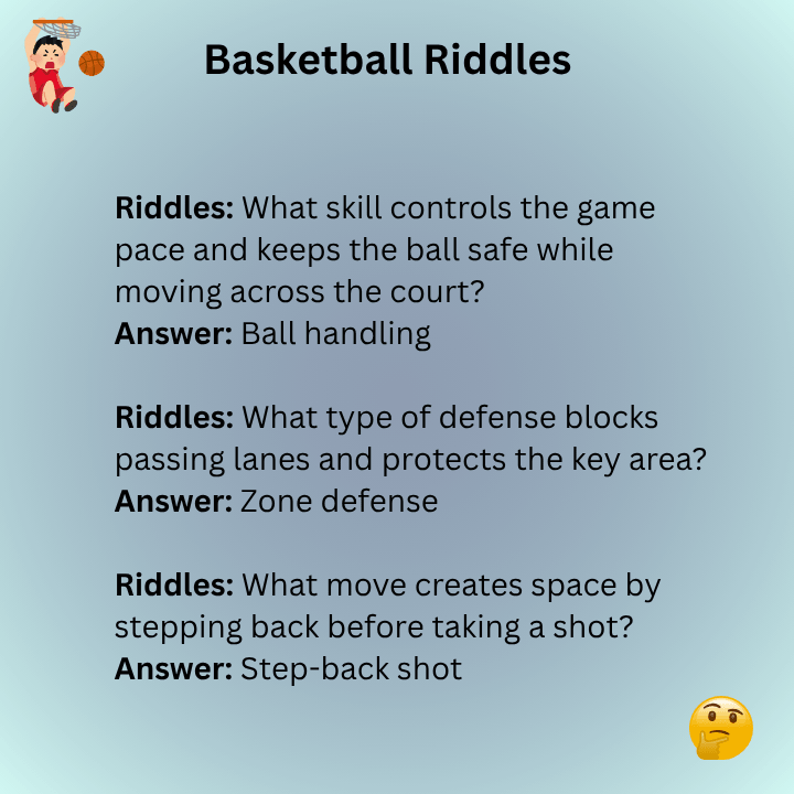 Basketball Riddles For Adults