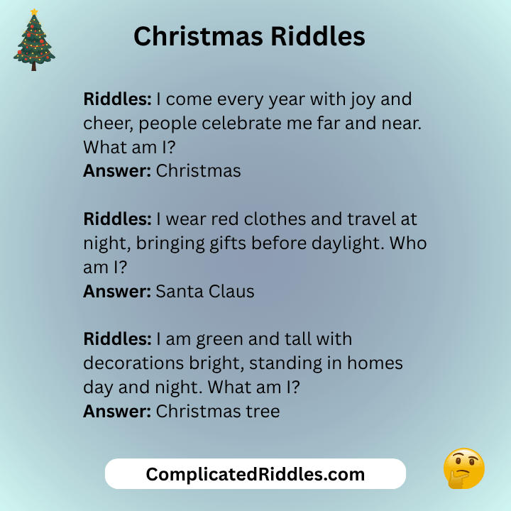Christmas Riddles