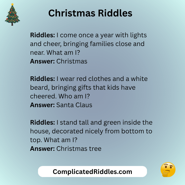 Christmas Riddles With Answers