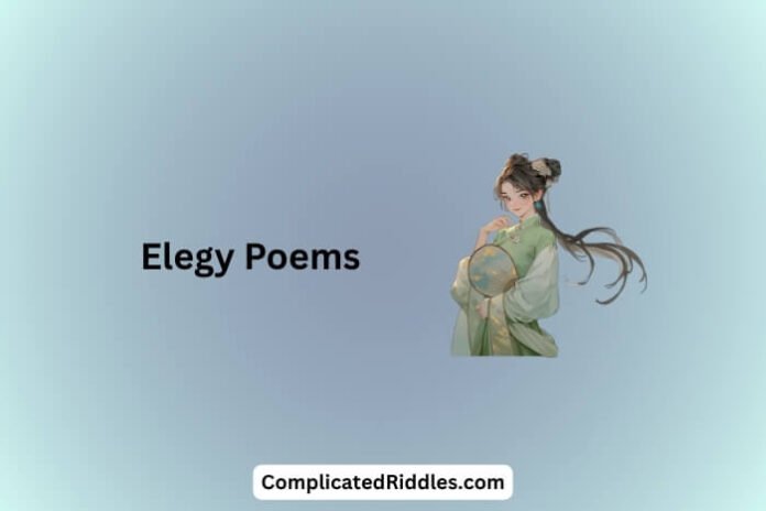 Elegy Poems