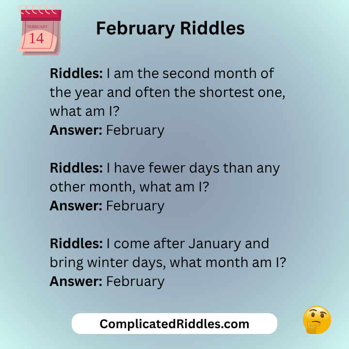February Riddles