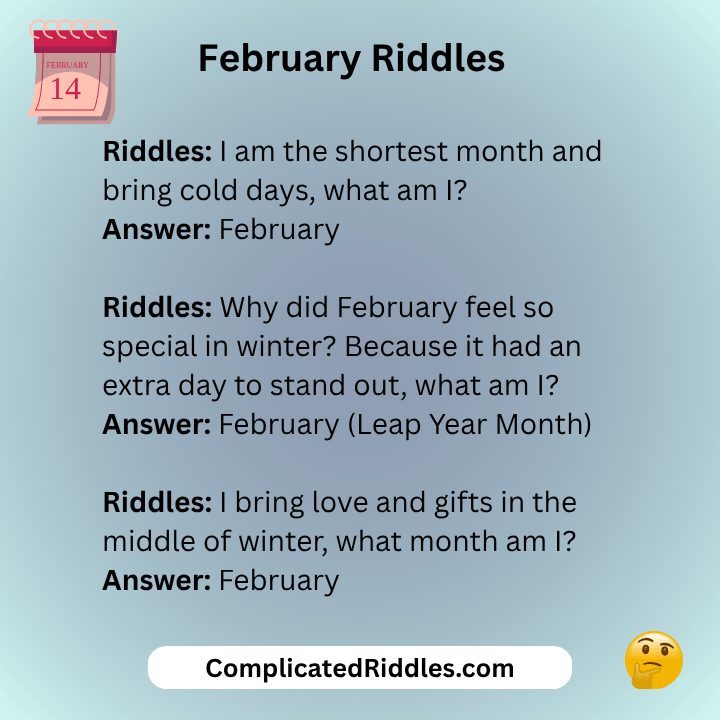 February Riddles And Jokes