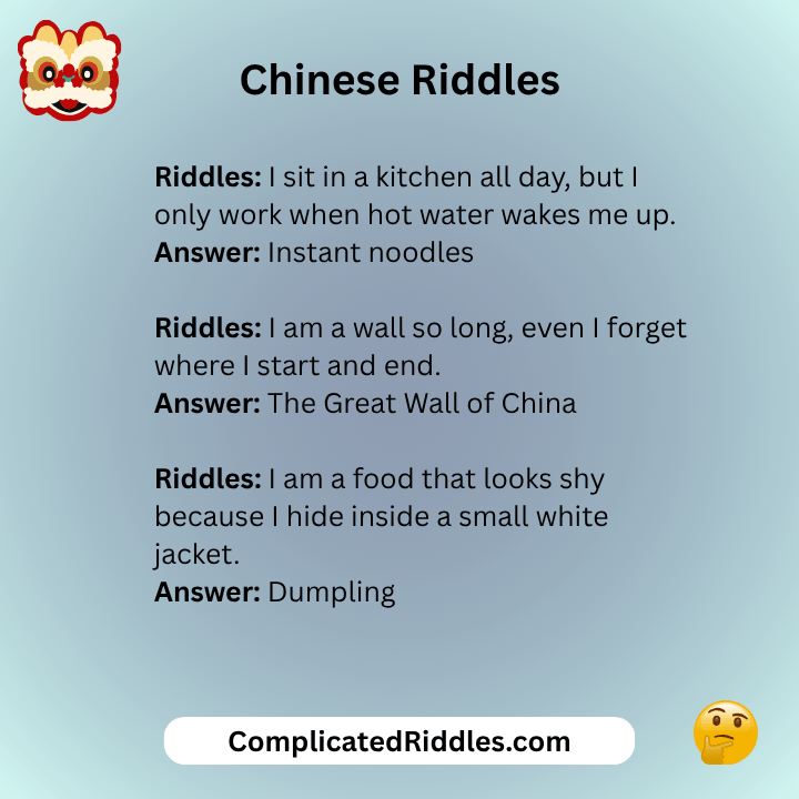 Funny Chinese Riddles