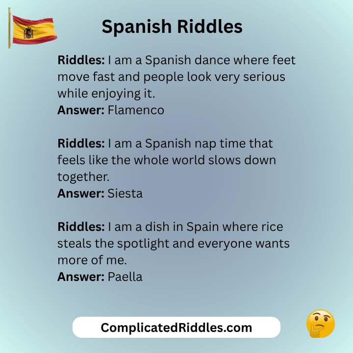 Funny Spanish Riddles