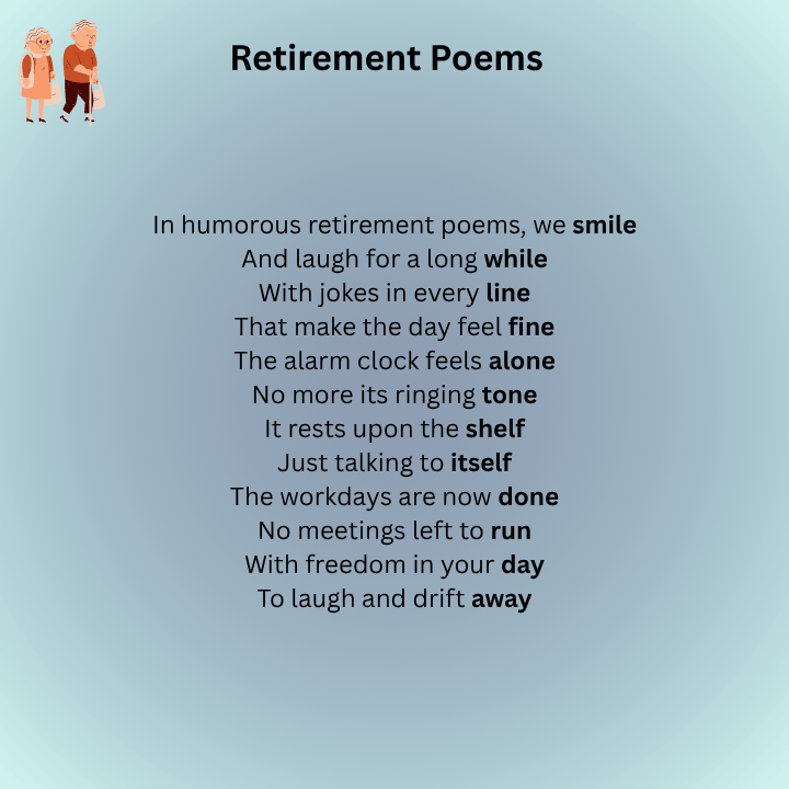 Humorous Retirement Poems