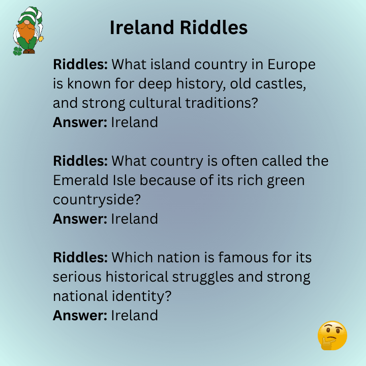 Ireland Riddles For Adults