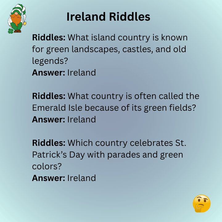Ireland Riddles With Answers