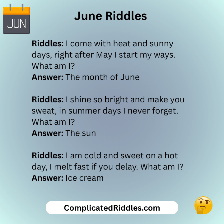 June Jokes Riddles