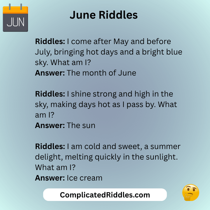 June Riddles
