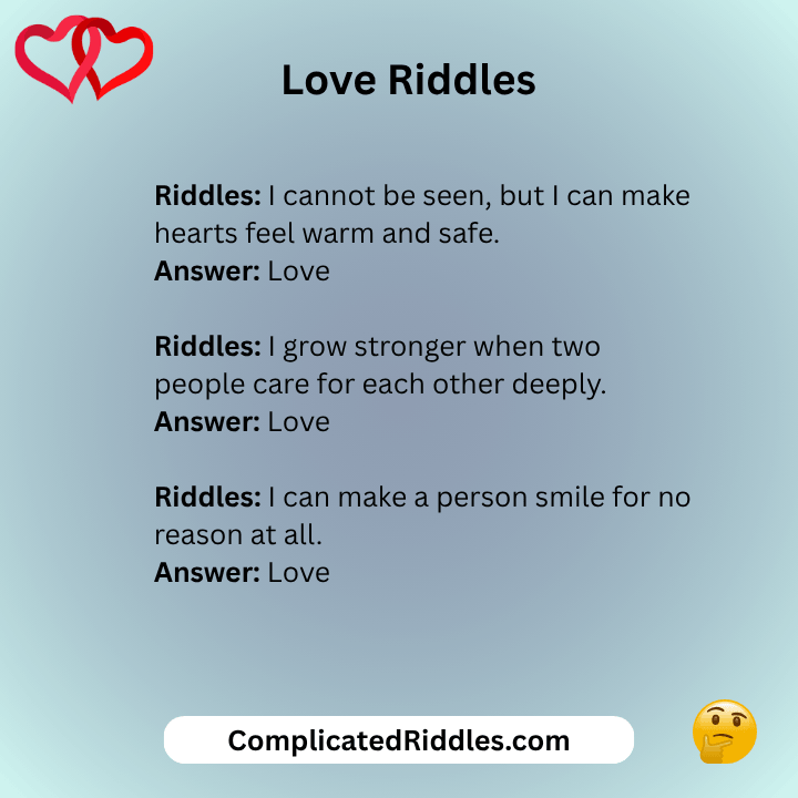 Love Riddles