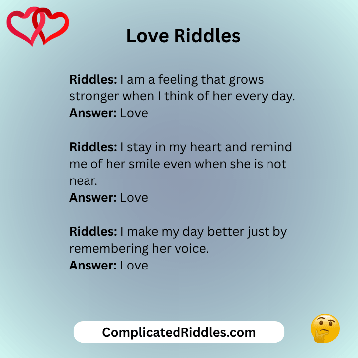 Love Riddles For Her