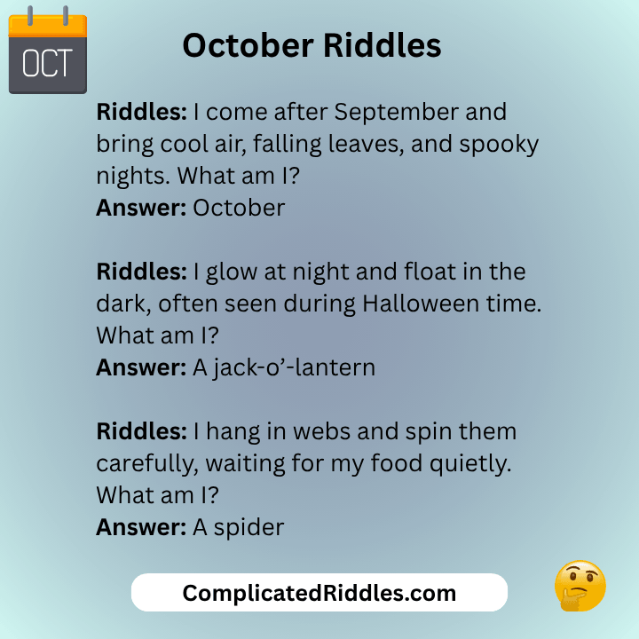 October Riddles