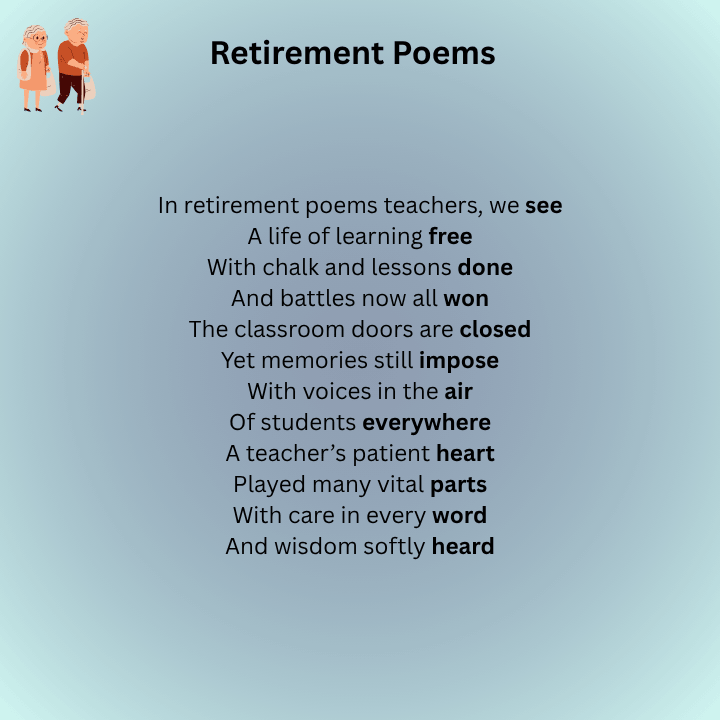 Retirement Poems Teacher
