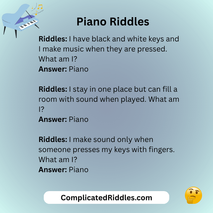 Riddle For Piano