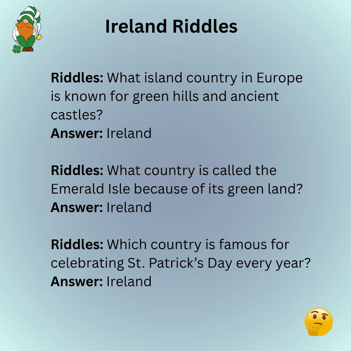 Riddles About Ireland