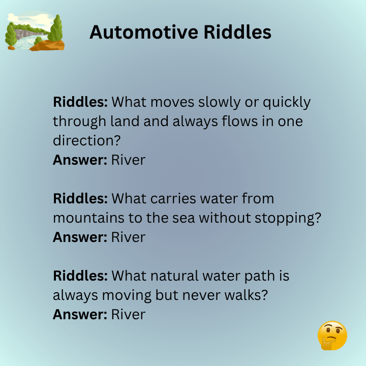 River Riddles