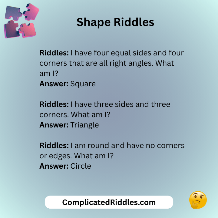 Shape Riddles