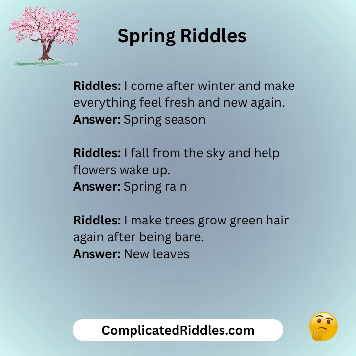 Spring Riddles And Jokes