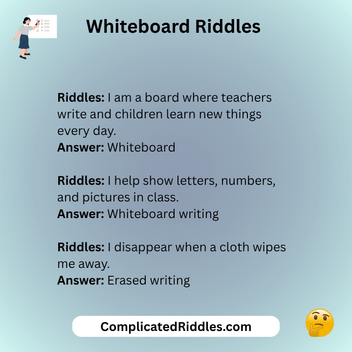 Whiteboard Riddles For Kids