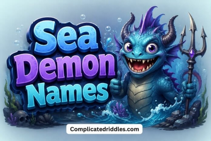 Sea Demon Names